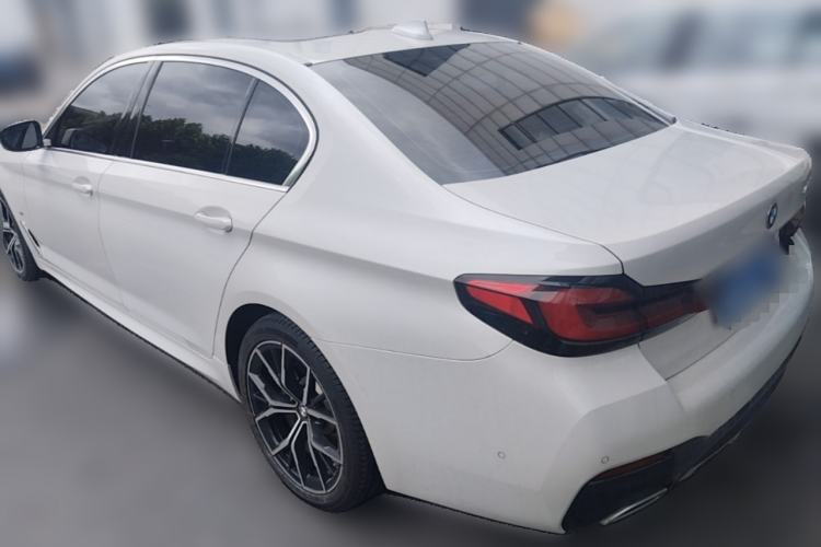 Used BMW 5 Series 2021 530Li Luxury Edition M Sport Package Rear Left 45 Deg