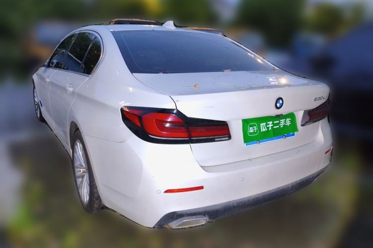 Used BMW 5 Series 2021 525Li Luxury Package Rear Left 45 Deg
