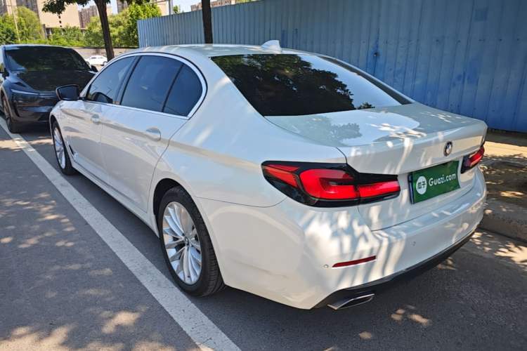 Used BMW 5 Series 2021 525Li Luxury Package Rear Left 45 Deg