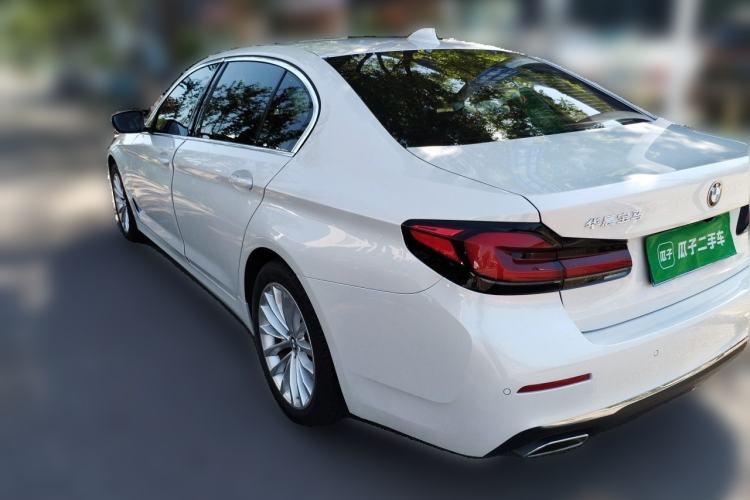 Used BMW 5 Series 2021 525Li Luxury Package Rear Left 45 Deg