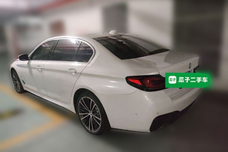 Used BMW 5 Series 2021 530Li Leading Model M Sport Package Rear Left 45 Deg