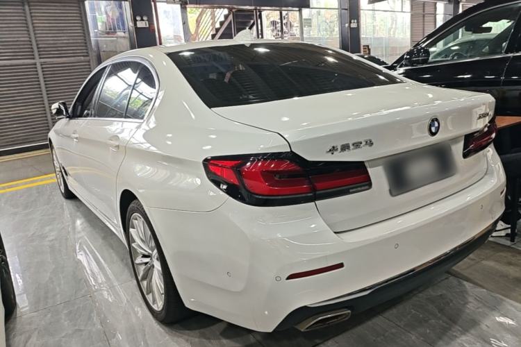 Used BMW 5 Series 2021 530Li Luxury Edition Premium Package Rear Left 45 Deg