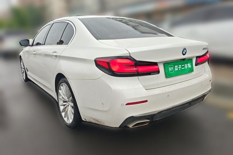 Used BMW 5 Series 2021 530Li Luxury Edition Premium Package Rear Left 45 Deg
