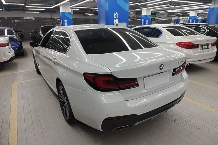 Used BMW 5 Series 2021 530Li Leading Model M Sport Package Rear Left 45 Deg