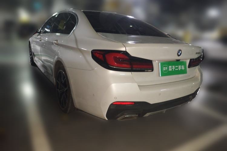 Used BMW 5 Series 2021 530Li Luxury Edition M Sport Package Rear Left 45 Deg