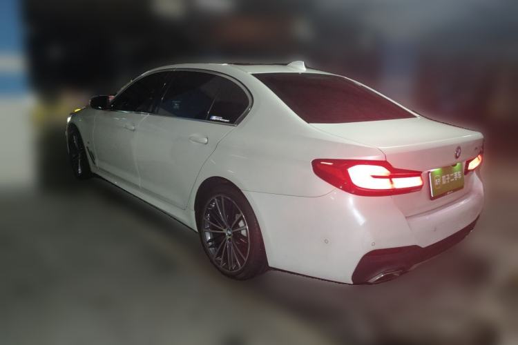Used BMW 5 Series 2021 530Li Leading Model M Sport Package Rear Left 45 Deg