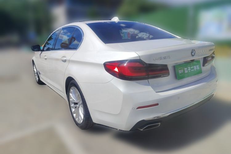 Used BMW 5 Series 2021 525Li Luxury Package Rear Left 45 Deg
