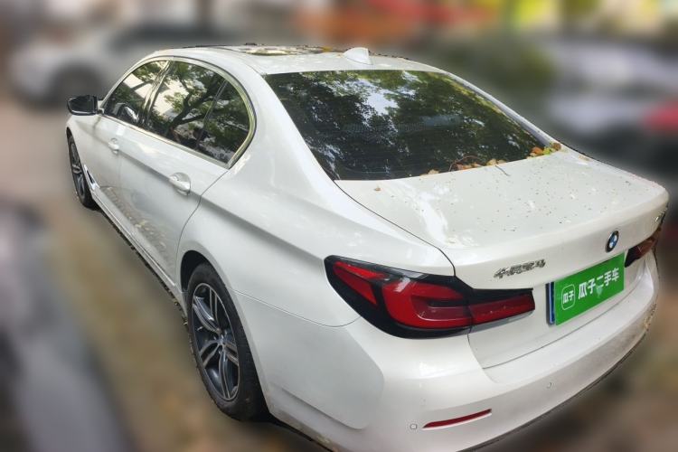 Used BMW 5 Series 2021 530Li Leading Luxury Package Rear Left 45 Deg
