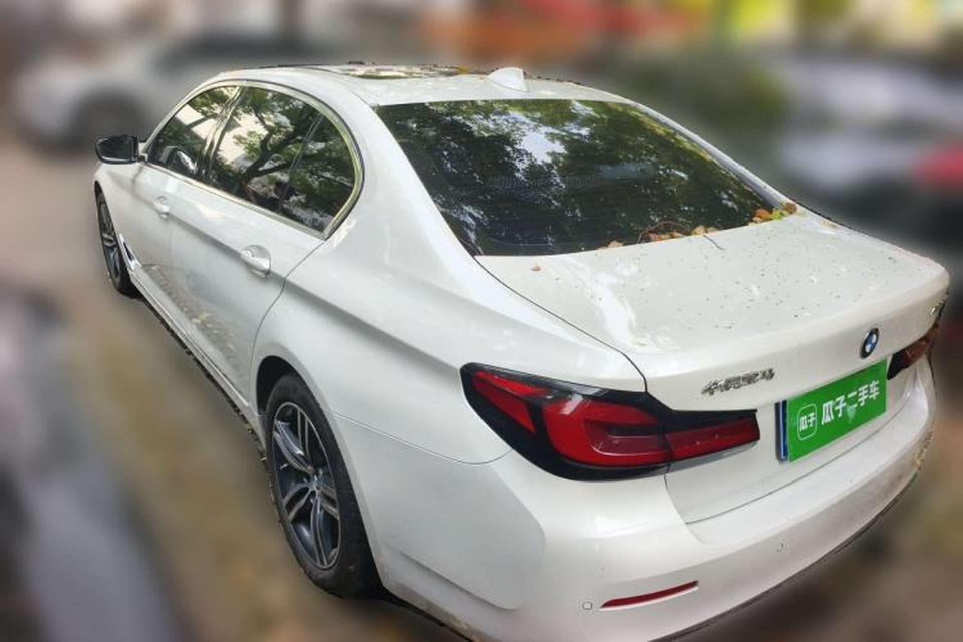 Used BMW 5 Series 2021 530Li Leading Luxury Package Rear Left 45 Deg