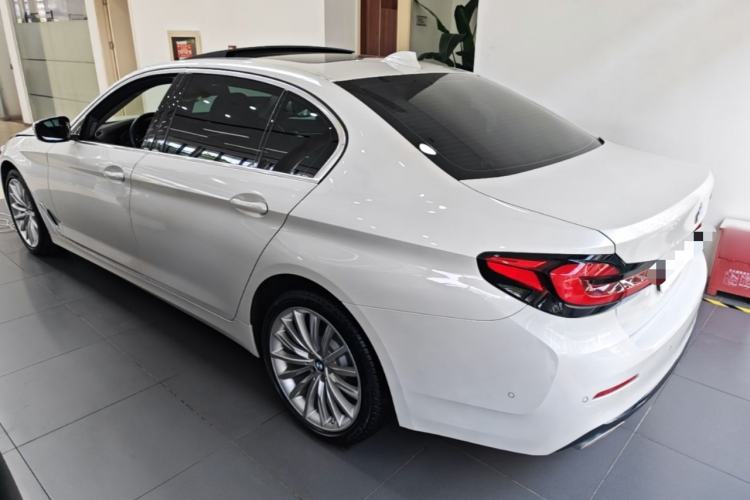 Used BMW 5 Series 2021 530Li Luxury Edition Premium Package Rear Left 45 Deg