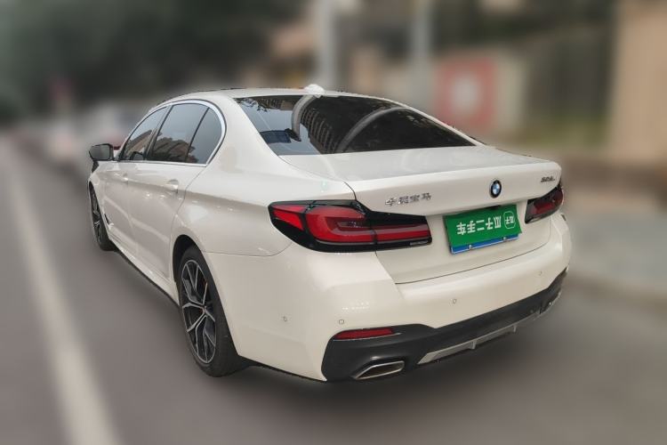 Used BMW 5 Series 2021 525Li M Sport Package Rear Left 45 Deg