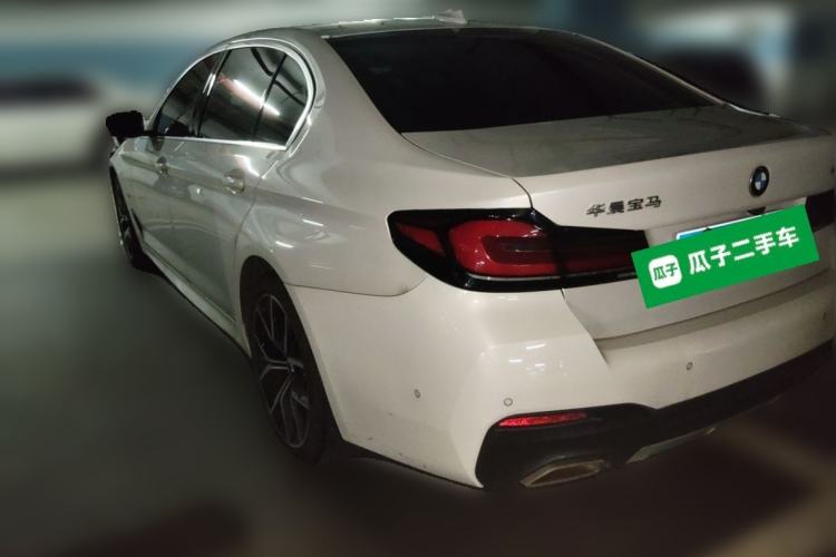 Used BMW 5 Series 2021 530Li Luxury Edition M Sport Package Rear Left 45 Deg