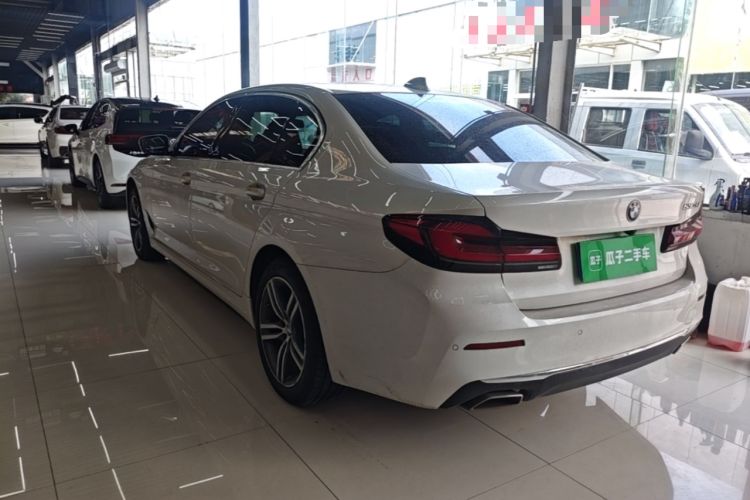 Used BMW 5 Series 2021 530Li Leading Luxury Package Rear Left 45 Deg
