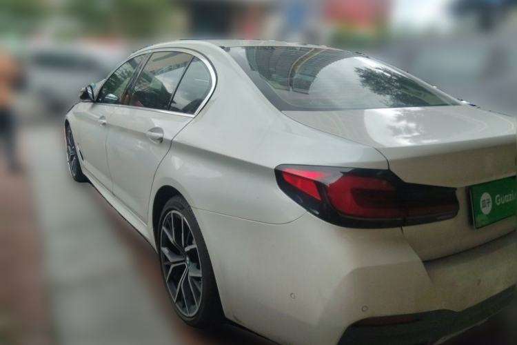 Used BMW 5 Series 2021 530Li Luxury Edition M Sport Package Rear Left 45 Deg