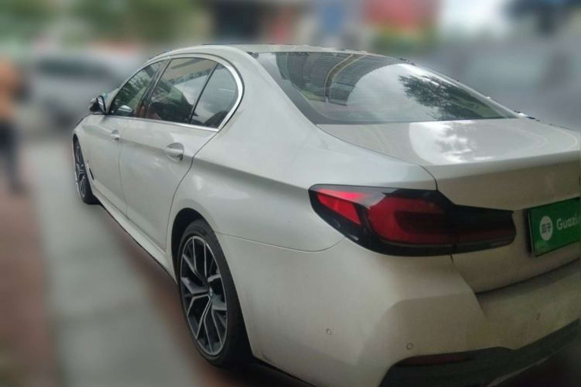 Used BMW 5 Series 2021 530Li Luxury Edition M Sport Package Rear Left 45 Deg