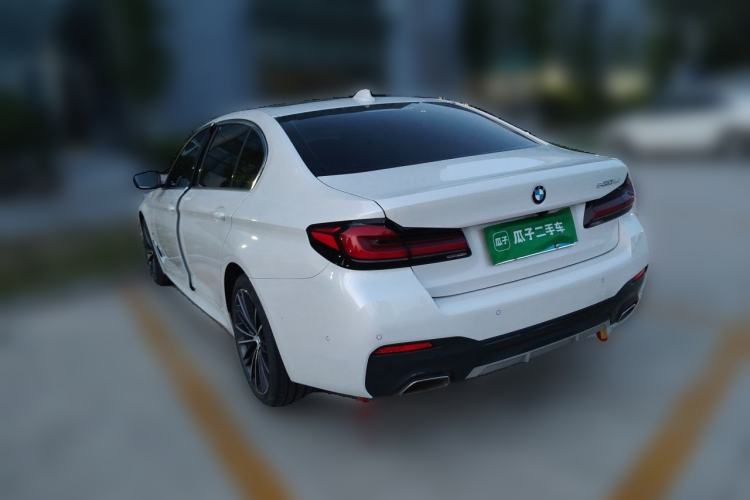 Used BMW 5 Series 2021 530Li Leading Model M Sport Package Rear Left 45 Deg