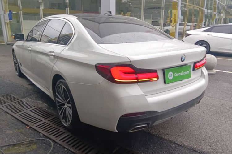 Used BMW 5 Series 2021 530Li Leading Model M Sport Package Rear Left 45 Deg