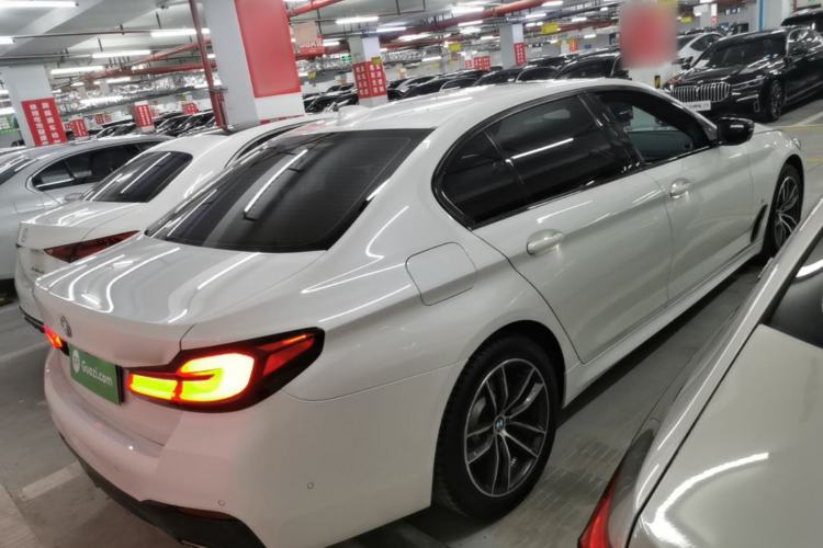 Used BMW 5 Series 2021 525Li M Sport Package Rear Right 45 Deg