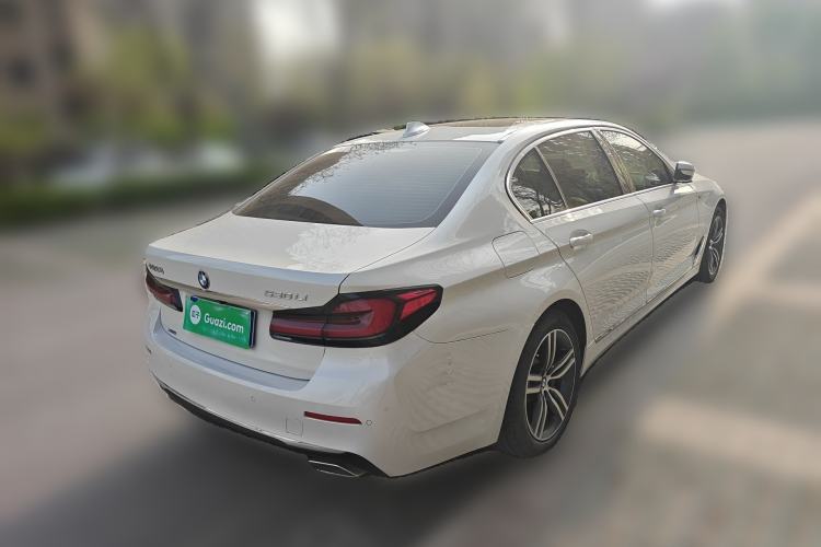 Used BMW 5 Series 2021 530Li xDrive Luxury Package Rear Right 45 Deg
