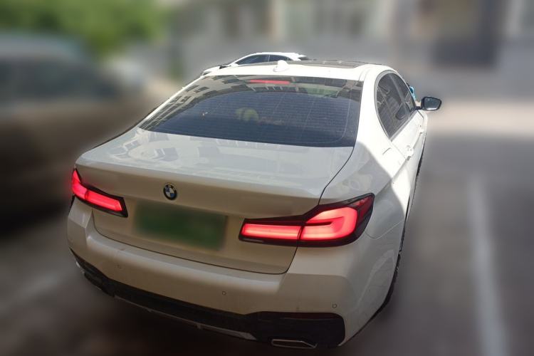 Used BMW 5 Series 2021 530Li Luxury Edition M Sport Package Rear Right 45 Deg