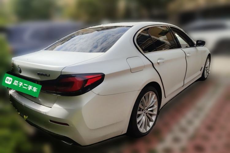 Used BMW 5 Series 2021 530Li Luxury Edition Premium Package Rear Right 45 Deg