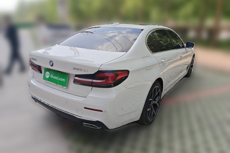 Used BMW 5 Series 2021 530Li Luxury Edition Premium Package Rear Right 45 Deg