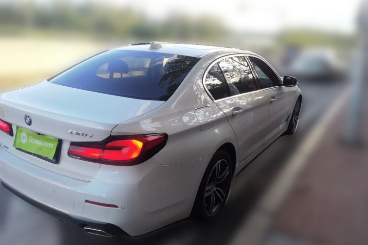 Used BMW 5 Series 2021 530Li xDrive Luxury Package Rear Right 45 Deg
