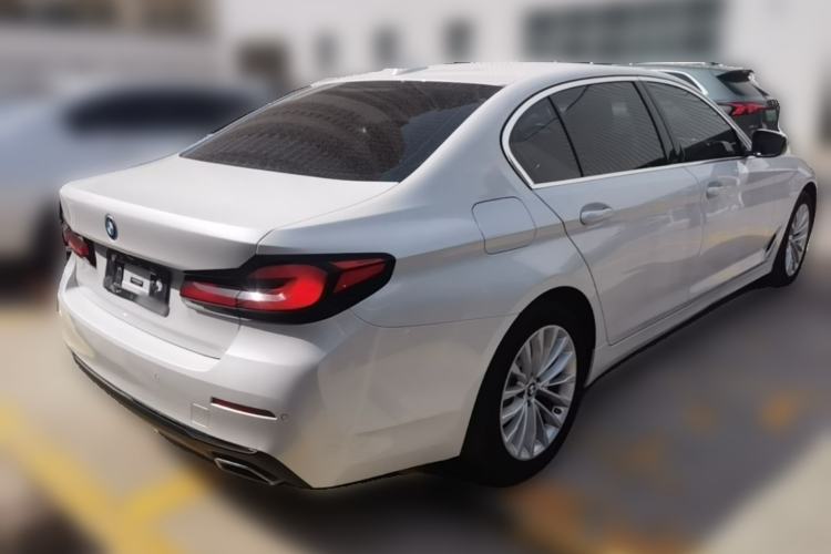 Used BMW 5 Series 2021 Updated Version 525Li Luxury Package Rear Right 45 Deg
