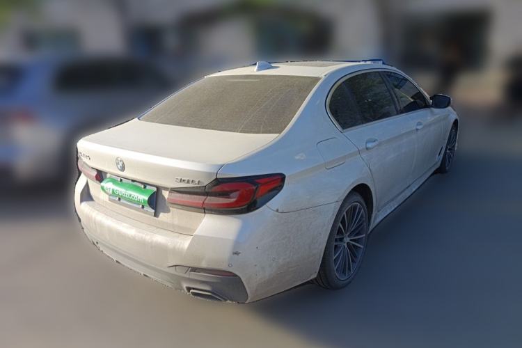 Used BMW 5 Series 2021 530Li Leading Model M Sport Package Rear Right 45 Deg