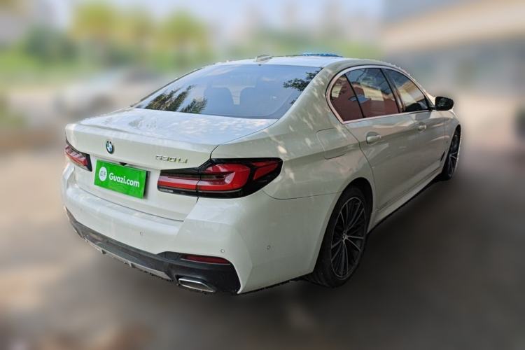 Used BMW 5 Series 2021 530Li Leading Model M Sport Package Rear Right 45 Deg