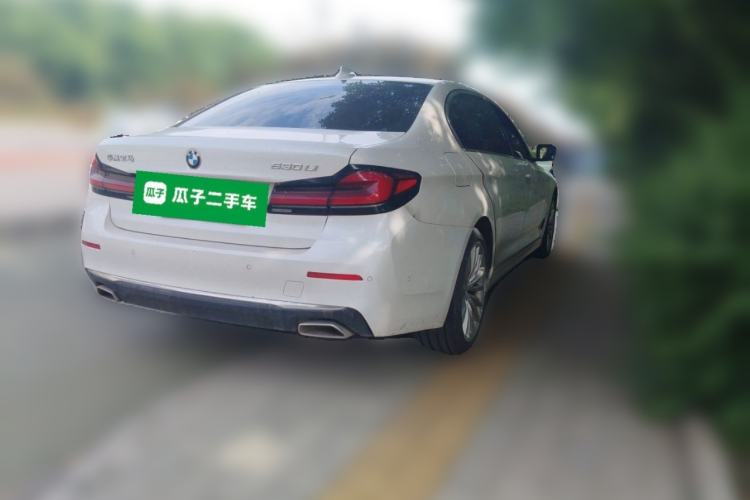 Used BMW 5 Series 2021 530Li Luxury Edition Premium Package Rear Right 45 Deg