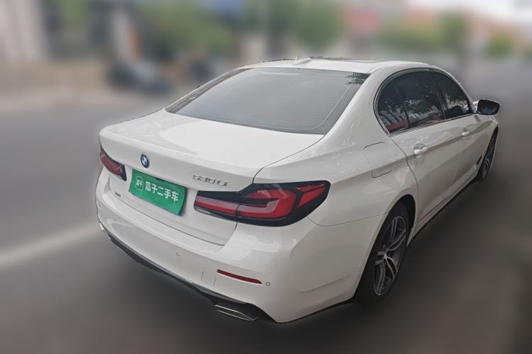 Used BMW 5 Series 2021 Updated 530Li xDrive Luxury Package Rear Right 45 Deg