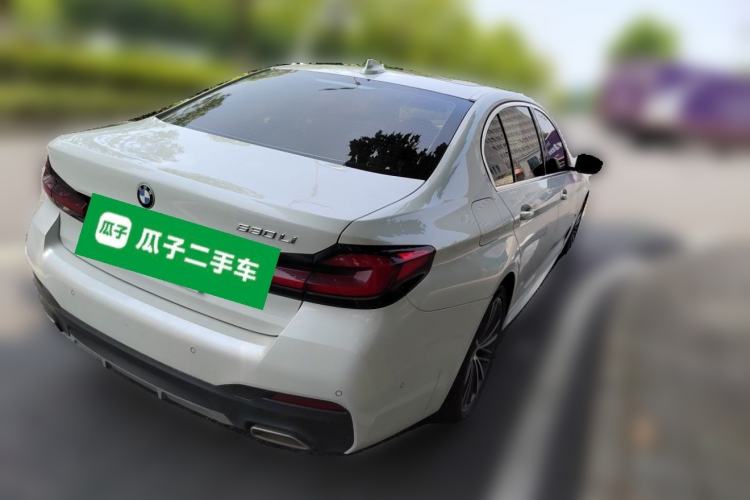 Used BMW 5 Series 2021 530Li Leading Model M Sport Package Rear Right 45 Deg