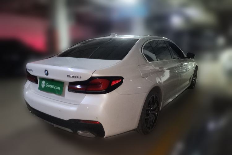 Used BMW 5 Series 2021 Restyled 530Li Luxury Edition M Sport Package Rear Right 45 Deg
