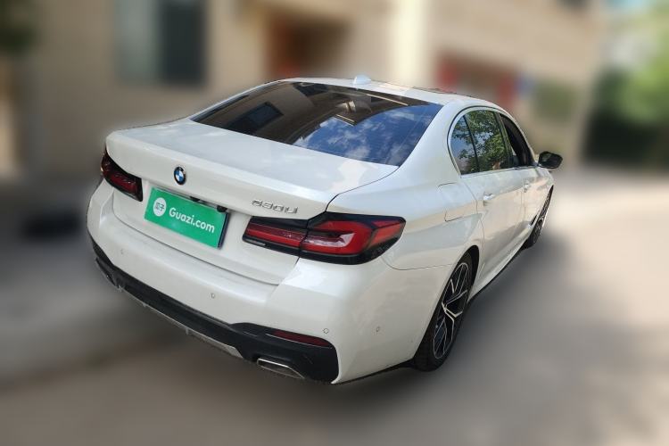 Used BMW 5 Series 2021 Restyled 530Li Luxury Edition M Sport Package Rear Right 45 Deg