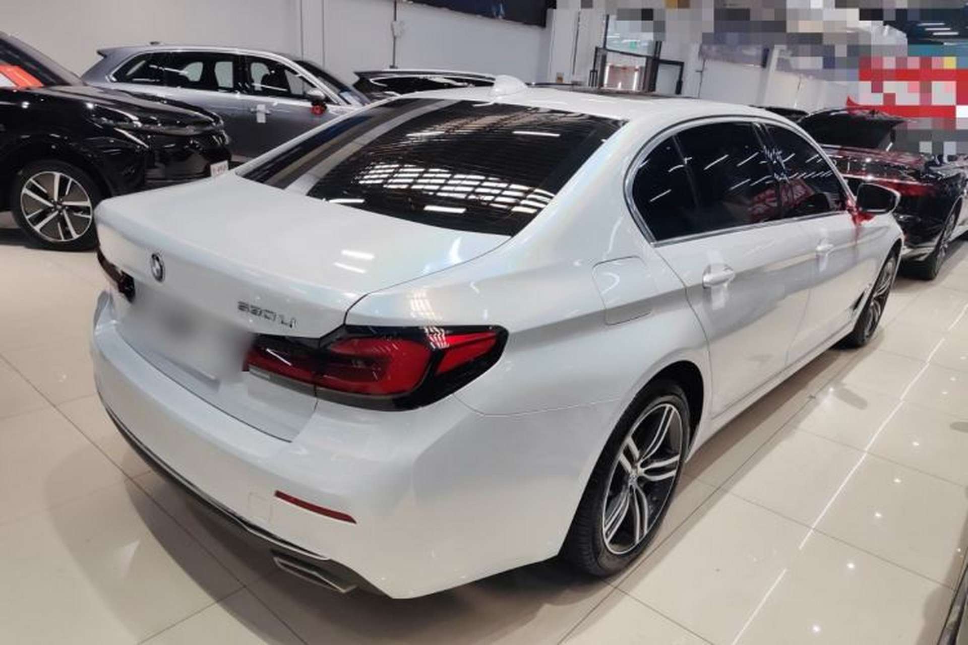 Used BMW 5 Series 2021 Restyled 530Li Leading Edition Luxury Package Rear Right 45 Deg