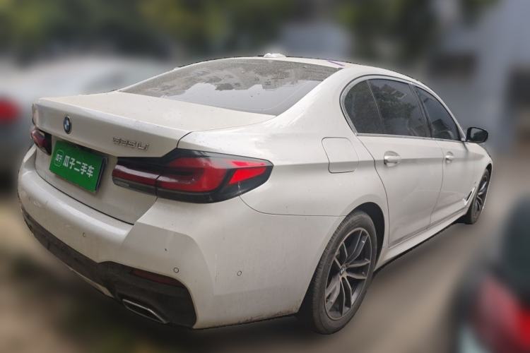 Used BMW 5 Series 2021 525Li M Sport Package Rear Right 45 Deg