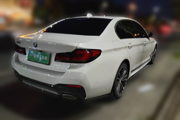 Used BMW 5 Series 2021 530Li Leading Model M Sport Package Rear Right 45 Deg