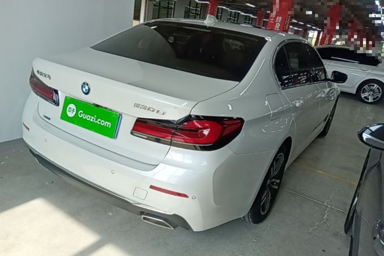 Used BMW 5 Series 2021 530Li xDrive Luxury Package Rear Right 45 Deg