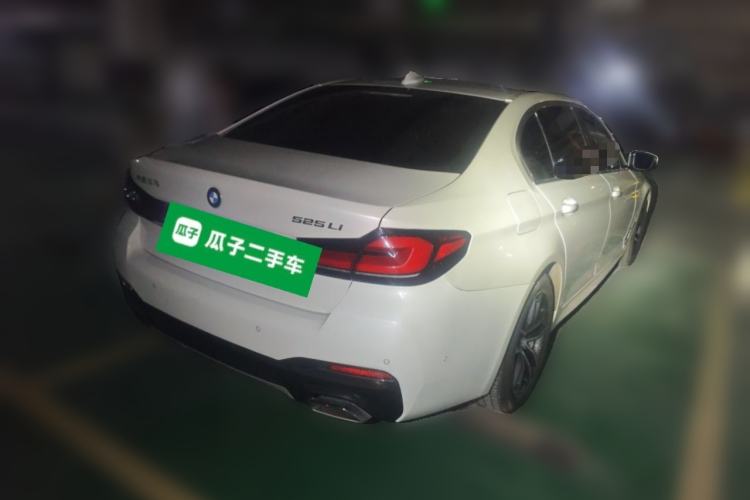 Used BMW 5 Series 2021 Facelifted 525Li M Sport Package Rear Right 45 Deg