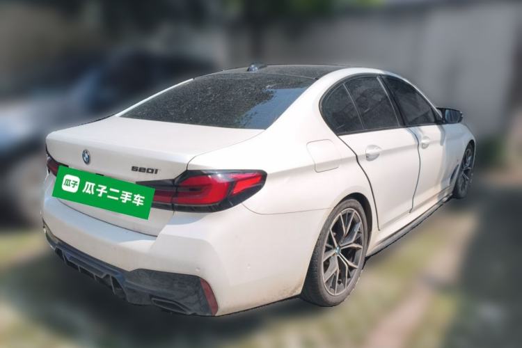 Used BMW 5 Series 2021 Restyled 540i Sport Line with M Sports Package Rear Right 45 Deg