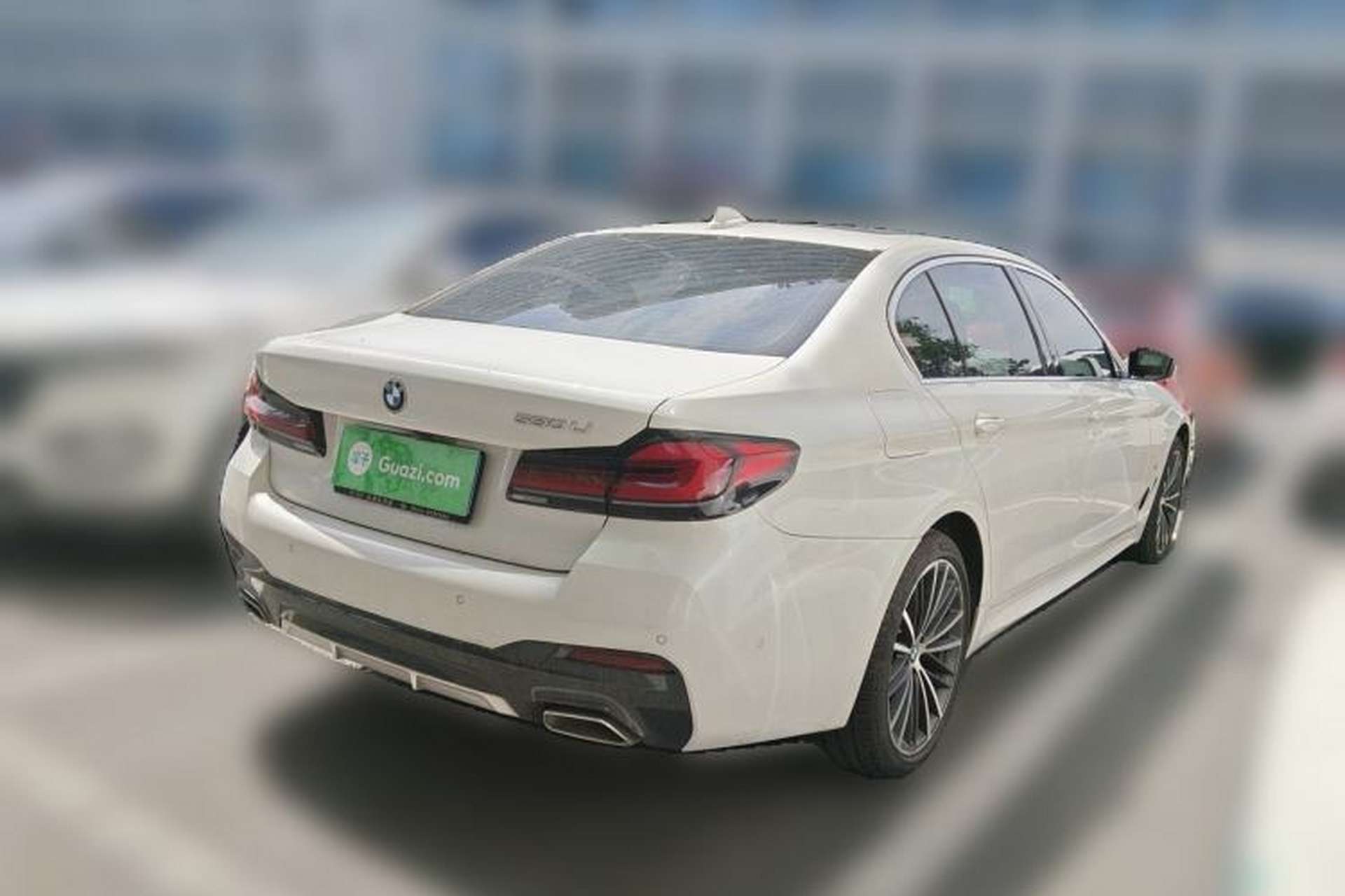 Used BMW 5 Series 2021 530Li Leading Model M Sport Package Rear Right 45 Deg