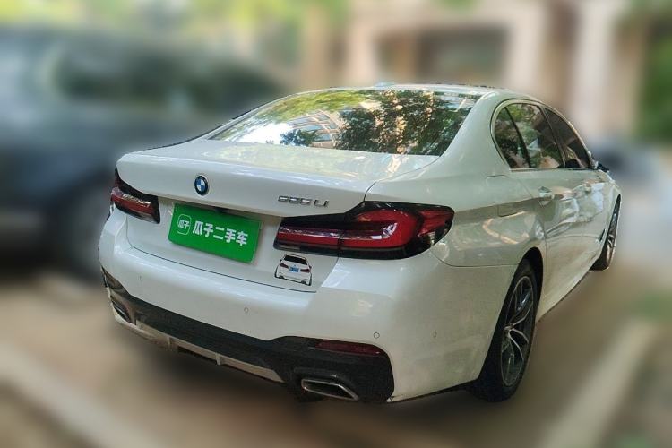 Used BMW 5 Series 2021 525Li M Sport Package Rear Right 45 Deg