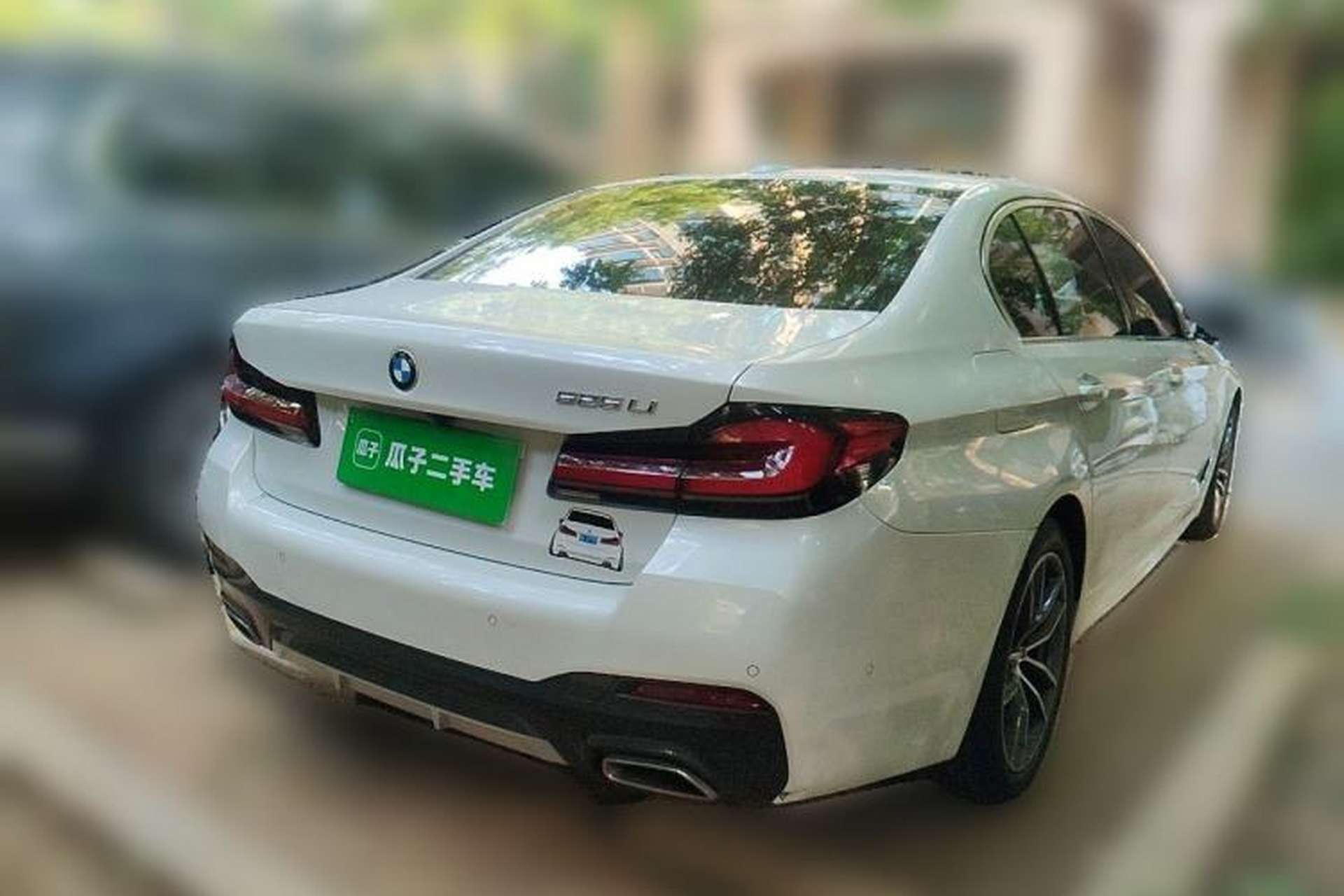 Used BMW 5 Series 2021 525Li M Sport Package Rear Right 45 Deg