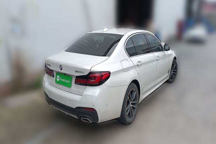 Used BMW 5 Series 2021 530Li Leading Luxury Package Rear Right 45 Deg