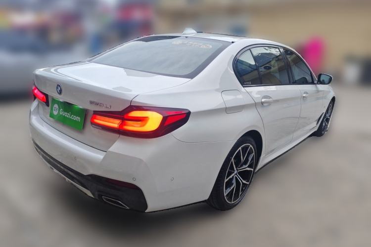 Used BMW 5 Series 2021 530Li Luxury Edition M Sport Package Rear Right 45 Deg