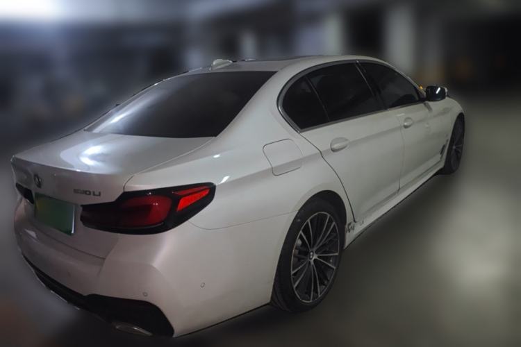 Used BMW 5 Series 2021 530Li Leading Model M Sport Package Rear Right 45 Deg