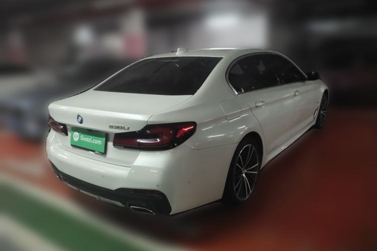 Used BMW 5 Series 2021 530Li Leading Model M Sport Package Rear Right 45 Deg