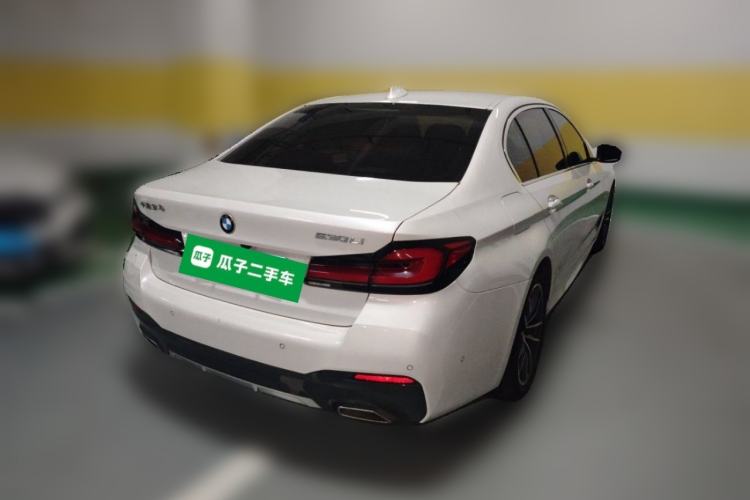 Used BMW 5 Series 2021 525Li M Sport Package Rear Right 45 Deg