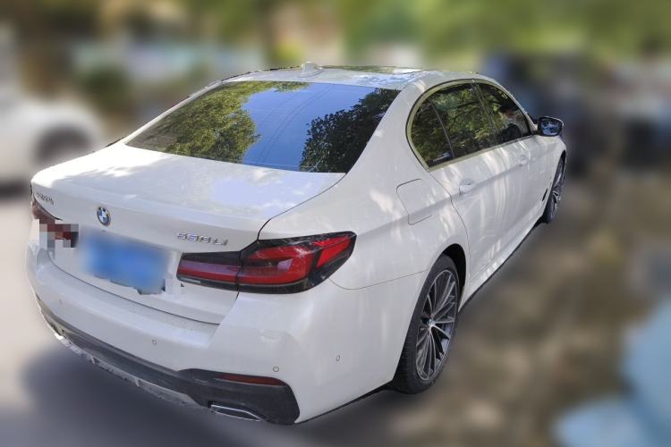 Used BMW 5 Series 2021 Facelifted 530Li Leading Edition M Sport Package Rear Right 45 Deg
